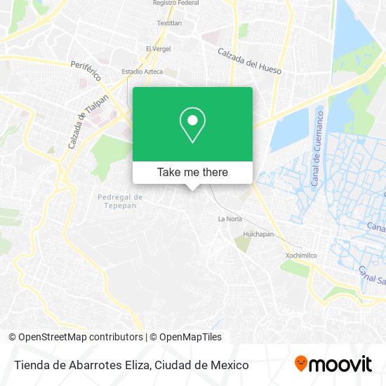 Mapa de Tienda de Abarrotes Eliza