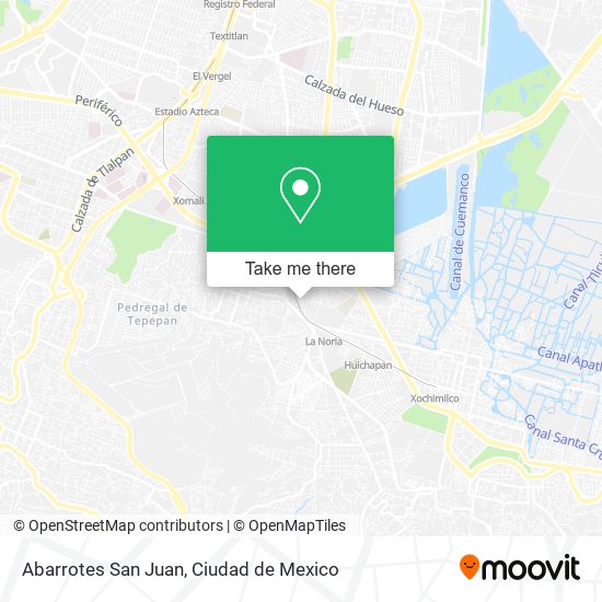 Abarrotes San Juan map