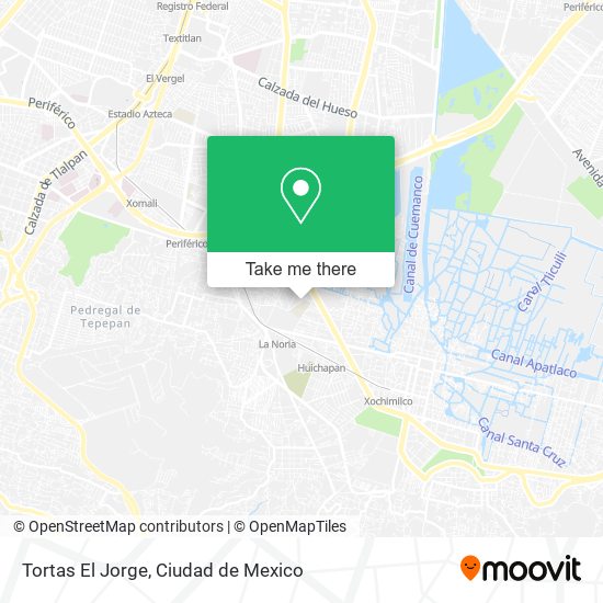 Mapa de Tortas El Jorge