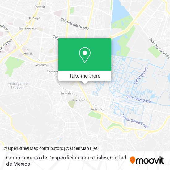 Mapa de Compra Venta de Desperdicios Industriales