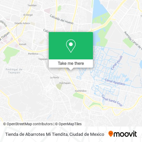 Mapa de Tienda de Abarrotes Mi Tiendita