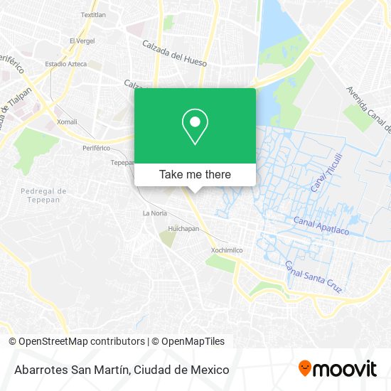 Abarrotes San Martín map