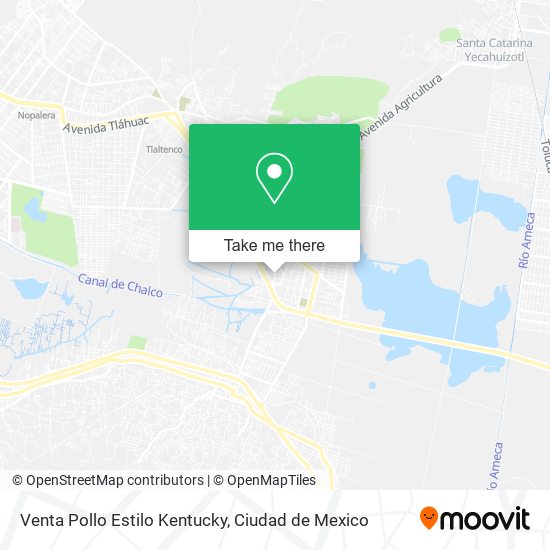 Mapa de Venta Pollo Estilo Kentucky