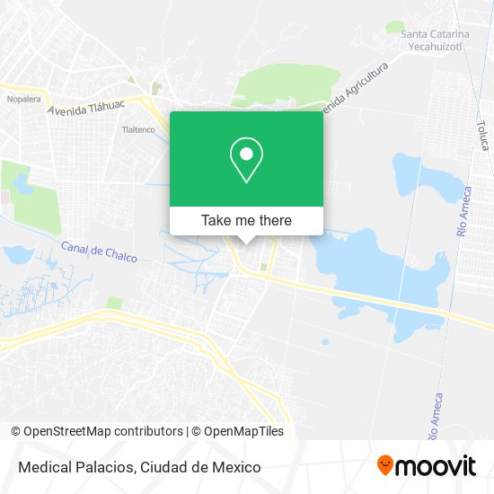 Medical Palacios map