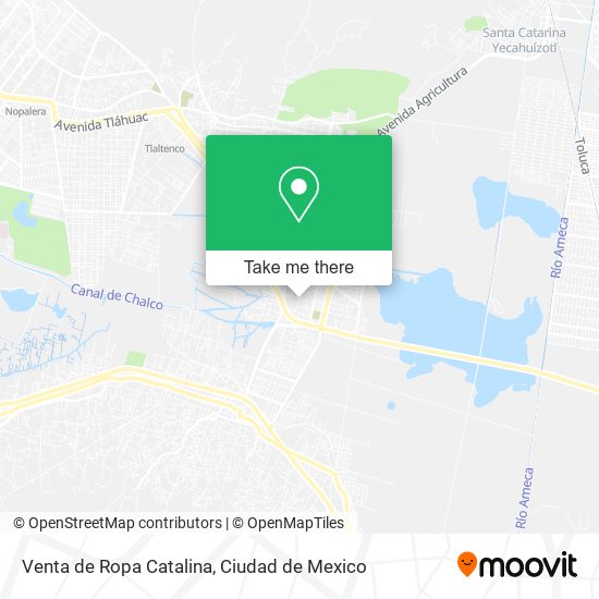 Mapa de Venta de Ropa Catalina