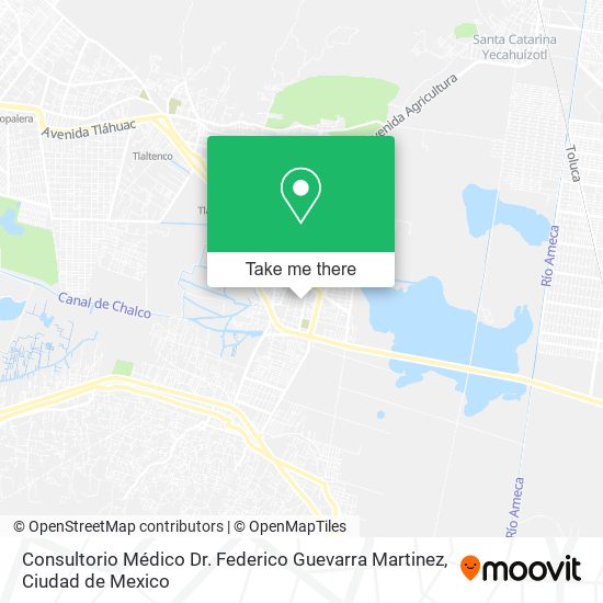 Consultorio Médico Dr. Federico Guevarra Martinez map