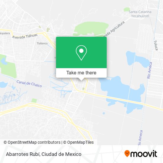 Abarrotes Rubí map