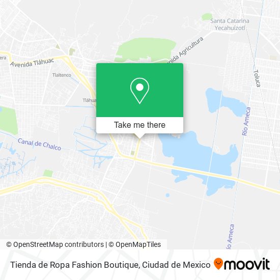 Mapa de Tienda de Ropa Fashion Boutique