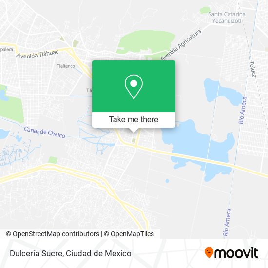 Dulcería Sucre map