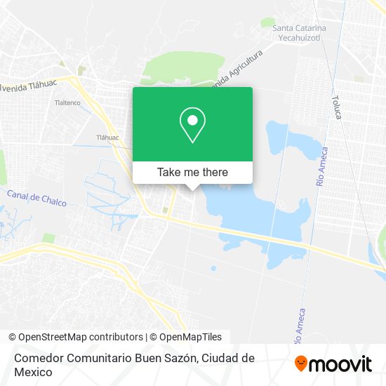 Mapa de Comedor Comunitario Buen Sazón