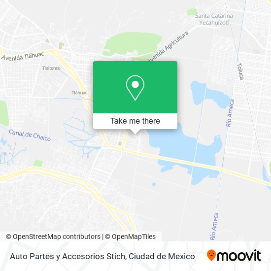 Auto Partes y Accesorios Stich map