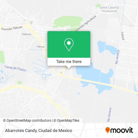 Abarrotes Candy map