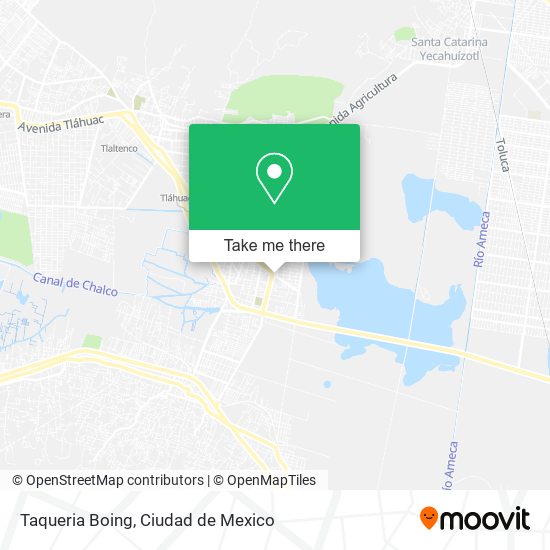 Mapa de Taqueria Boing