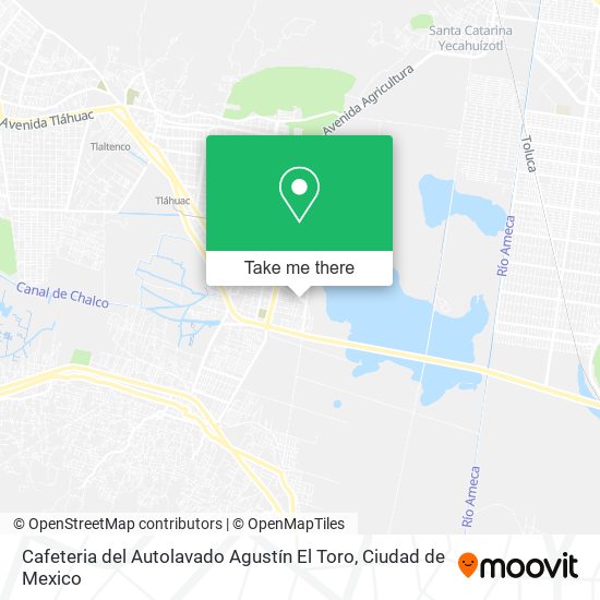 Cafeteria del Autolavado Agustín El Toro map