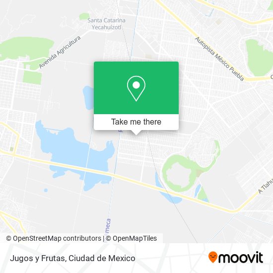 Jugos y Frutas map