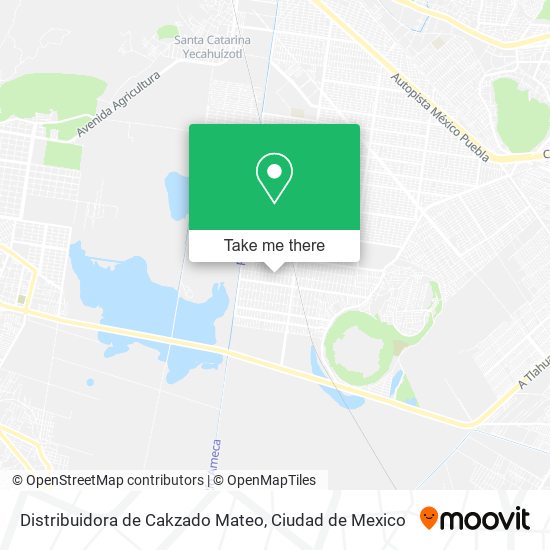 Mapa de Distribuidora de Cakzado Mateo