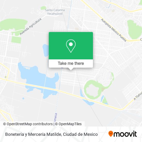 Mapa de Boneteria y Mercería Matilde