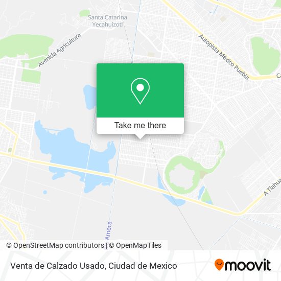 Mapa de Venta de Calzado Usado