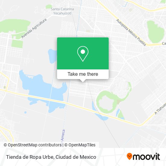 Tienda de Ropa Urbe map