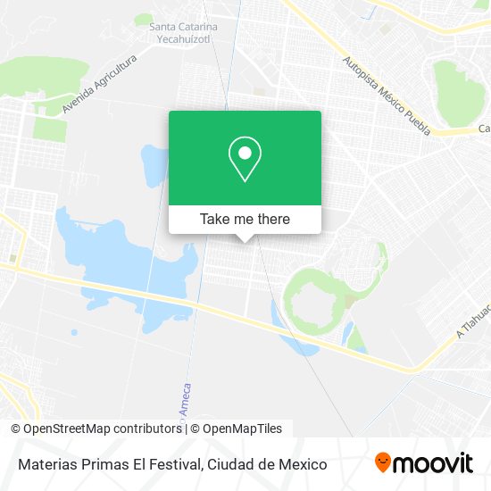 Materias Primas El Festival map