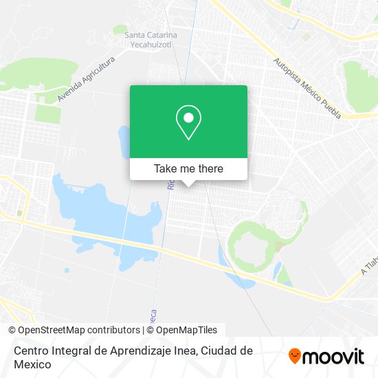 Centro Integral de Aprendizaje Inea map