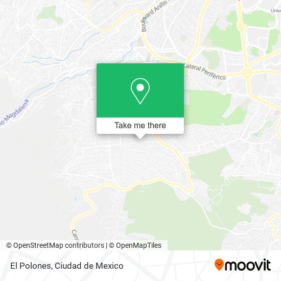 Mapa de El Polones