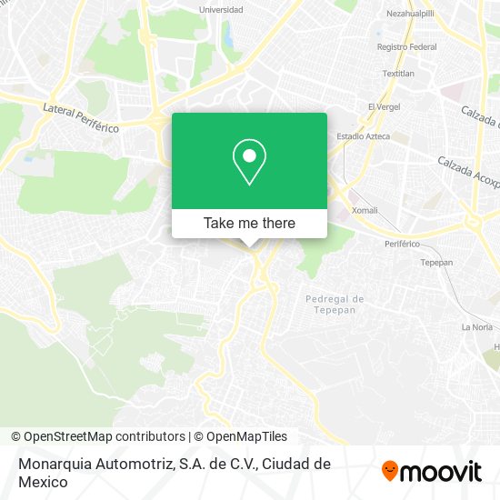 Monarquia Automotriz, S.A. de C.V. map