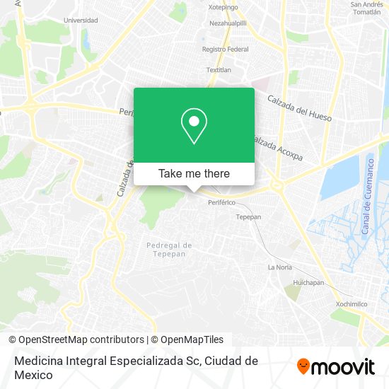 Medicina Integral Especializada Sc map