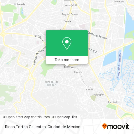 Ricas Tortas Calientes map