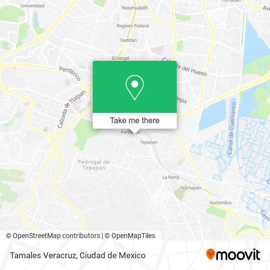 Tamales Veracruz map