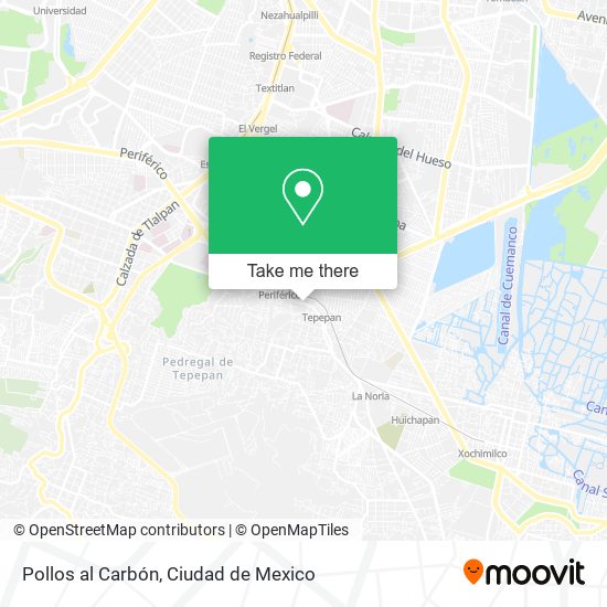 Pollos al Carbón map