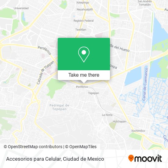 Mapa de Accesorios para Celular