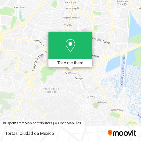 Tortas map