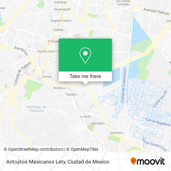 Antojitos Mexicanos Lety map