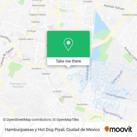 Hamburguesas y Hot Dog Piyali map