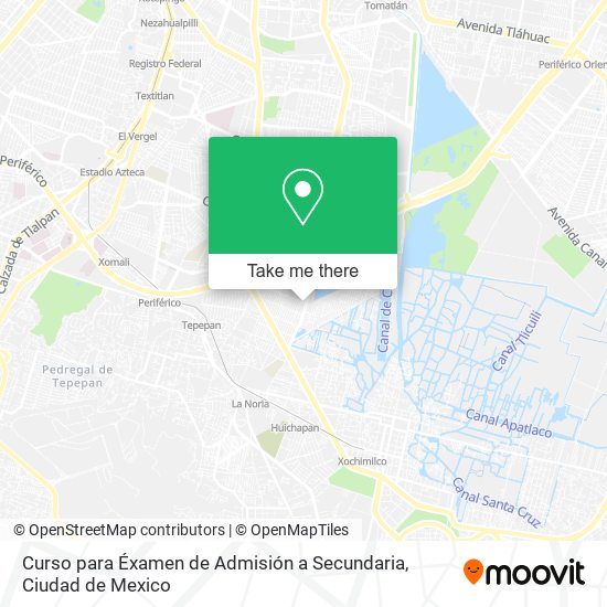 Mapa de Curso para Éxamen de Admisión a Secundaria