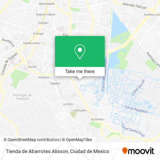 Mapa de Tienda de Abarrotes Alisson