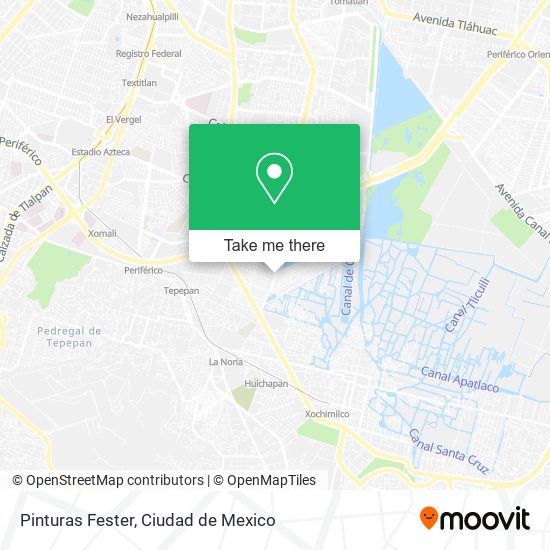 Pinturas Fester map