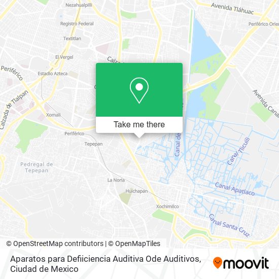 Mapa de Aparatos para Defiiciencia Auditiva Ode Auditivos