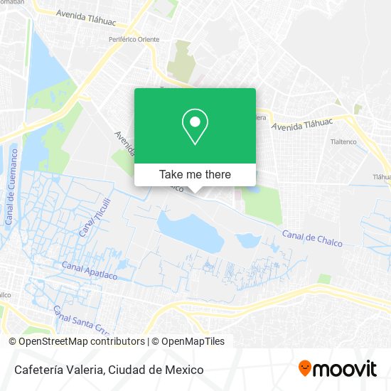 Cafetería Valeria map