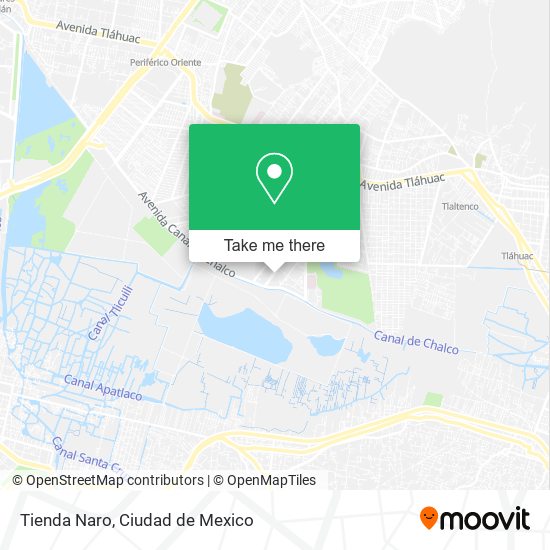 Mapa de Tienda Naro