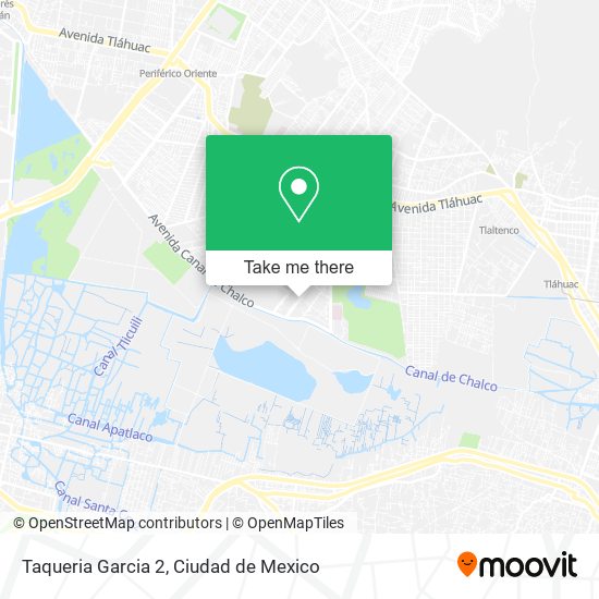 Mapa de Taqueria Garcia 2