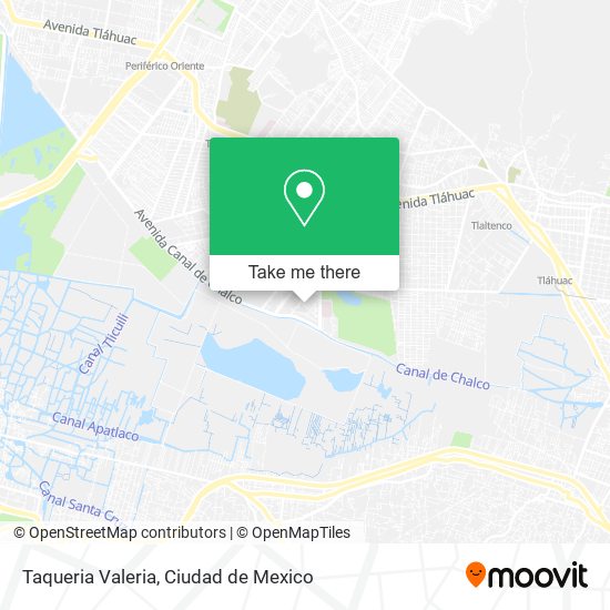 Taqueria Valeria map