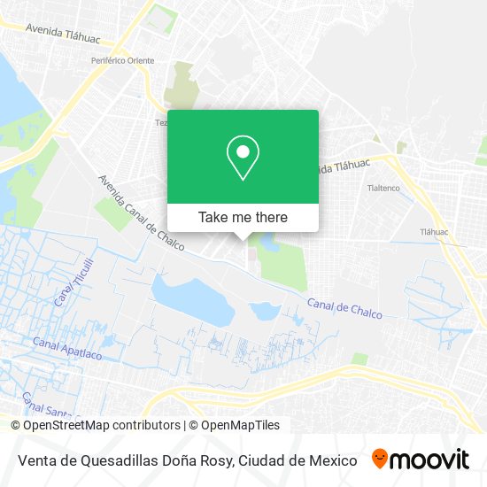 Venta de Quesadillas Doña Rosy map