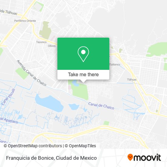 Franquicia de Bonice map