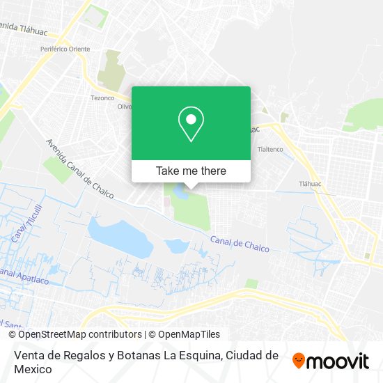 Venta de Regalos y Botanas La Esquina map