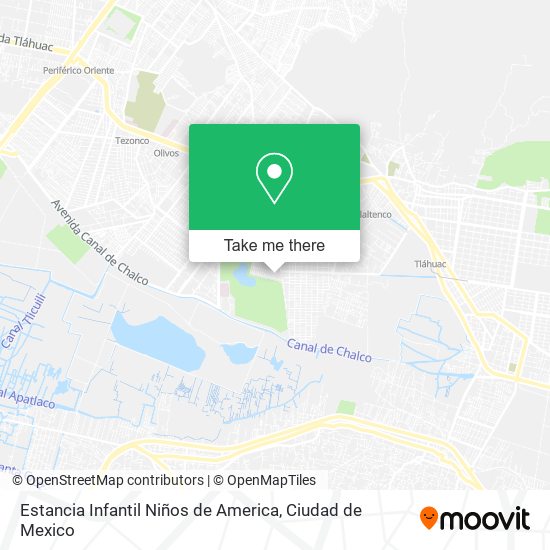 Estancia Infantil Niños de America map