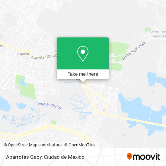 Abarrotes Gaby map