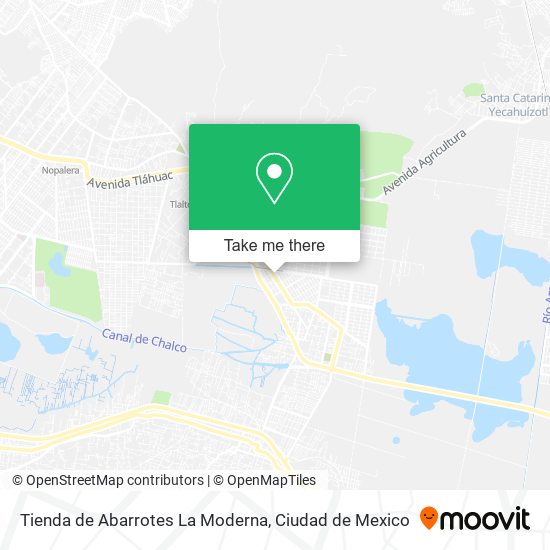 Tienda de Abarrotes La Moderna map
