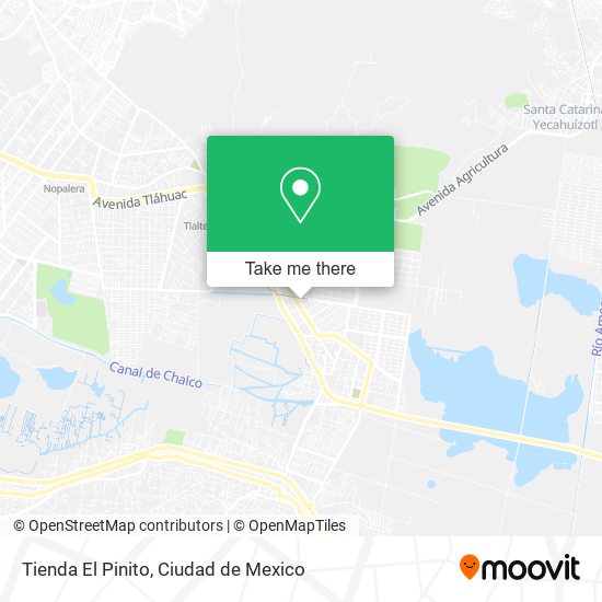 Mapa de Tienda El Pinito